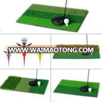 Fungreen Mini Golf Hitting Mat 30*60cm Residential Practice Golf Green Rubber Tee Holder Mini Golf