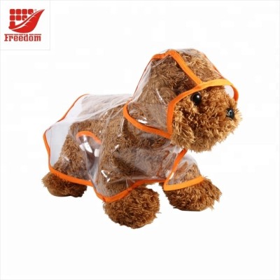 Outdoor Pet Accessories Wholesale Plain Waterproof Dog T-shirts Raincoat Dog Clothes